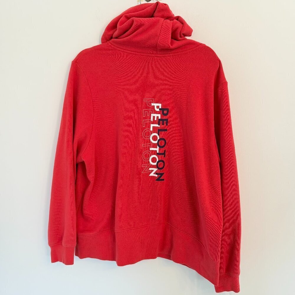 ❤️ Peloton Red Full-Zip Hoodie – Women’s XL